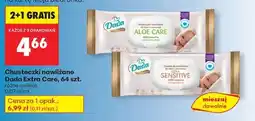 Biedronka Chusteczki nawilżane Dada Extra Care 64 szt oferta