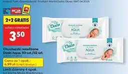 Biedronka Chusteczki nawilżane Dada Aqua, 50 szt./52 szt oferta