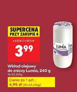 Biedronka Wkład olejowy do zniczy Lumia 240 g oferta