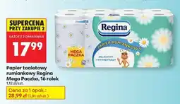 Biedronka Papier toaletowy rumiankowy Regina Mega Paczka , 16 rolek oferta