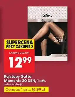 Biedronka Rajstopy Gatta Moments 20 DEN, 1 szt oferta