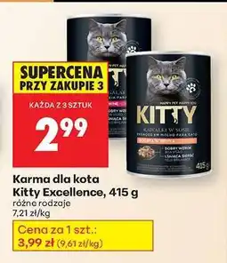 Biedronka Karma dla kota Kitty Excellence, 415 g oferta