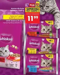 Biedronka Whiskas, 8x85 g oferta