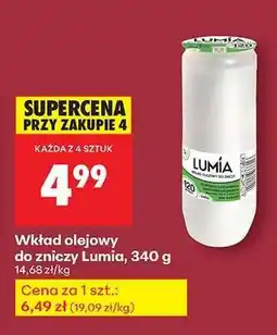 Biedronka Wkład olejowy do zniczy Lumia , 340 g oferta