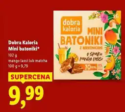 Lidl Dobra Kaloria Mini batoniki oferta