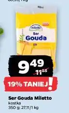 Netto Ser gouda Miletto oferta