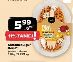 Netto Sałatka z kaszą bulgur pomidorami i hummusem klasycznym Perla oferta