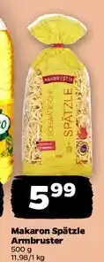 Netto Makaron spaetzle Armbruster oferta