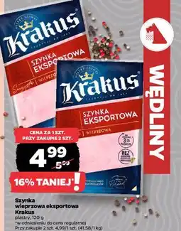 Netto Szynka eksportowa Krakus Animex oferta