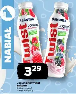 Netto Jogurt owoce leśne Bakoma Twist oferta