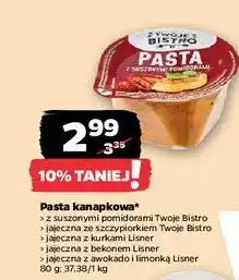 Netto Pasta jajeczna z awokado i limonką Lisner Pastella oferta