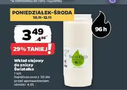 Netto Wkład olejowy 96 h Światełko oferta