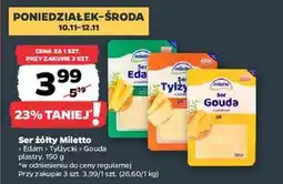 Netto Ser edam plastry Miletto oferta