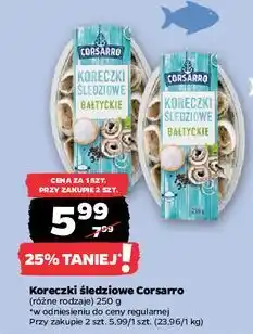 Netto Koreczki śledziowe bałtyckie Corsarro oferta