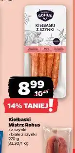 Netto Kiełbaski białe z szynki Mistrz Rohus oferta