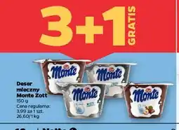 Netto Deser śmietankowy Zott Monte White oferta