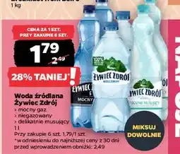 Netto Woda delikatnie musująca Żywiec Zdrój oferta