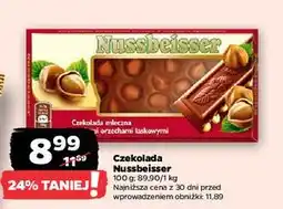 Netto Czekolada mleczna z całymi orzechami Alpen Gold Nussbeisser oferta