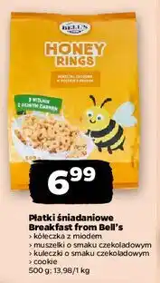Netto Płatki mini cookies Breakfast From Bell's oferta