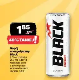 Netto Napój energetyczny zero sugar Black Energy oferta