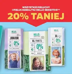 Netto Pieluchy i pieluchomajtki Hello Sensitive oferta