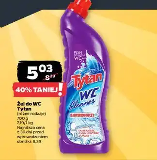 Netto Płyn do wc fioletowy Tytan Wc oferta