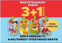 Netto Budyń banan - jabłko truskawka Kubuś oferta