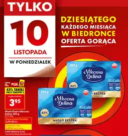 Biedronka Masło Ekstra Mleczna Dolina oferta
