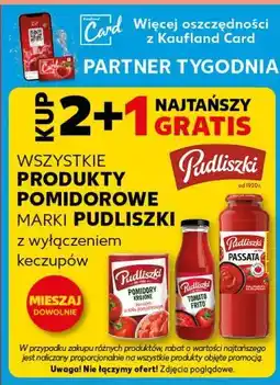 Kaufland Pomidory krojone bez skórki w soku pomidorowym Pudliszki oferta