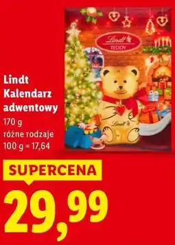 Lidl Kalendarz adwentowyLindt oferta