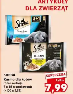 Kaufland Karma dla kota smaki drobiowe Sheba Delicacy In Jelly oferta
