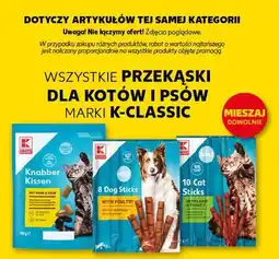 Kaufland Pałeczki dla kota jagnięcina i indyk K-Classic oferta
