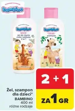Carrefour Żel, szampon dla dzieci Bambino oferta