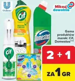 Carrefour Produkty Cif, Domestos oferta