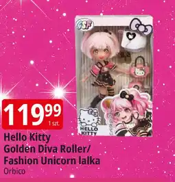 E.Leclerc Lalka hello kitty fashion unicorn Orbico oferta