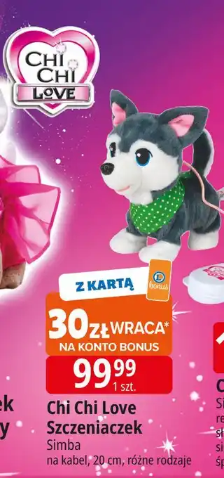 E.Leclerc Chichi love mały piesek Simba oferta