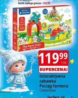 E.Leclerc Pociąg farmera Clementoni oferta
