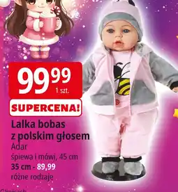 E.Leclerc Lalka bobas śpiewa i mówi po polsku 35 cm Adar oferta