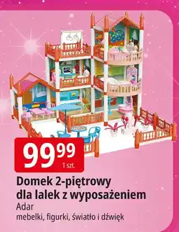 E.Leclerc Domek 2-piętrowy dla lalek z wyposażeniem Adar oferta