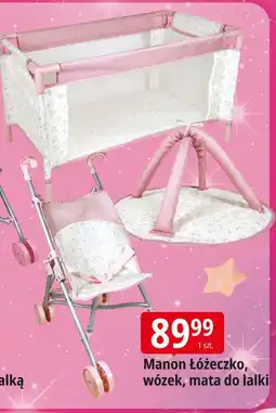E.Leclerc Łóżeczko, wózek i mata do lalki manon Kidway oferta
