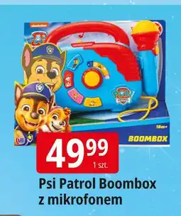 E.Leclerc Boombox z mikrofonem psi patrol oferta