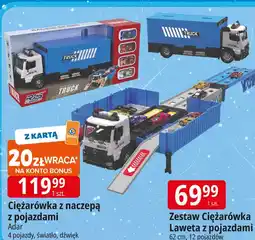 E.Leclerc Ciężarówka z naczepą pojazdami Adar oferta