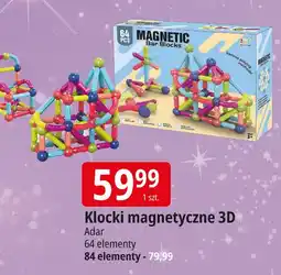 E.Leclerc Klocki magnetyczne 3d 84 el. Adar oferta