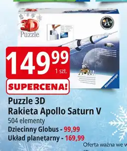 E.Leclerc Puzzle 3d dziecinny globus Ravensburger oferta