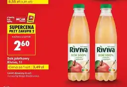 Biedronka Sok jabłkowy Riviva oferta