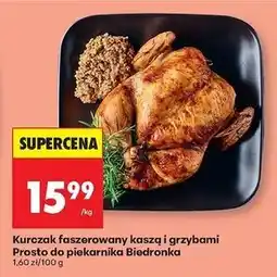 Biedronka Kurczak faszerowany kaszą i grzybami Biedronka Prosto Do Piekarnika oferta