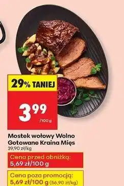 Biedronka Mostek wołowy wolno gotowany Kraina Mięs oferta