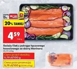 Biedronka Pstrąg tęczowo-łososiowy filet Marinero oferta