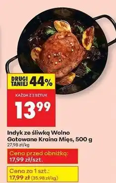 Biedronka Indyk ze śliwką wolno gotowane Kraina Mięs oferta