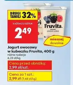 Biedronka Jogurt truskawka Fruvita oferta